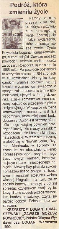 zawsze możesz powrócić